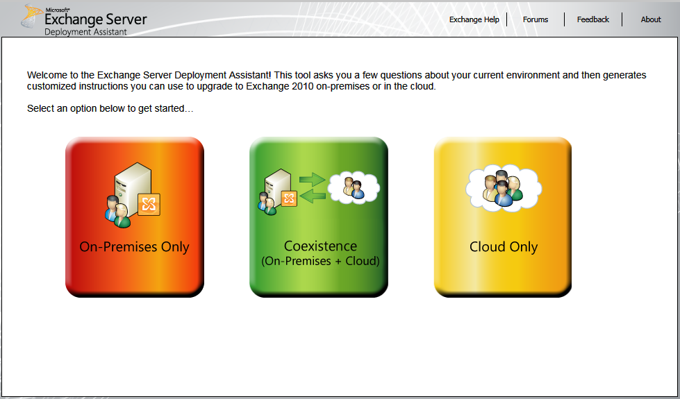 Exchange Office 365 Exchange Server Deployment Assistant Updated