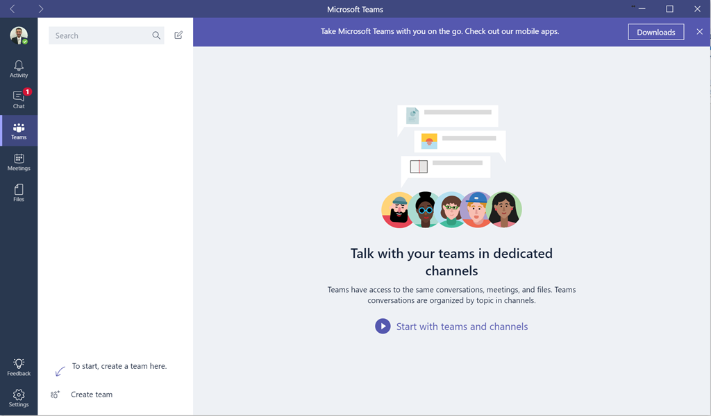 Office 365 – Microsoft Team, the chat based workspace