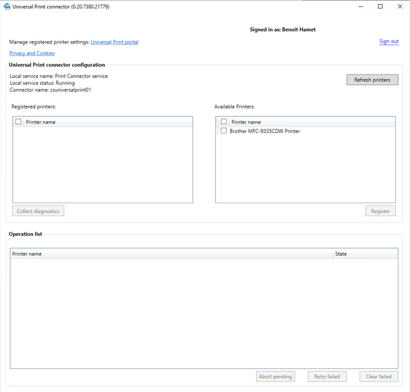 Azure New cloud print experience (Universal Print) (Preview)